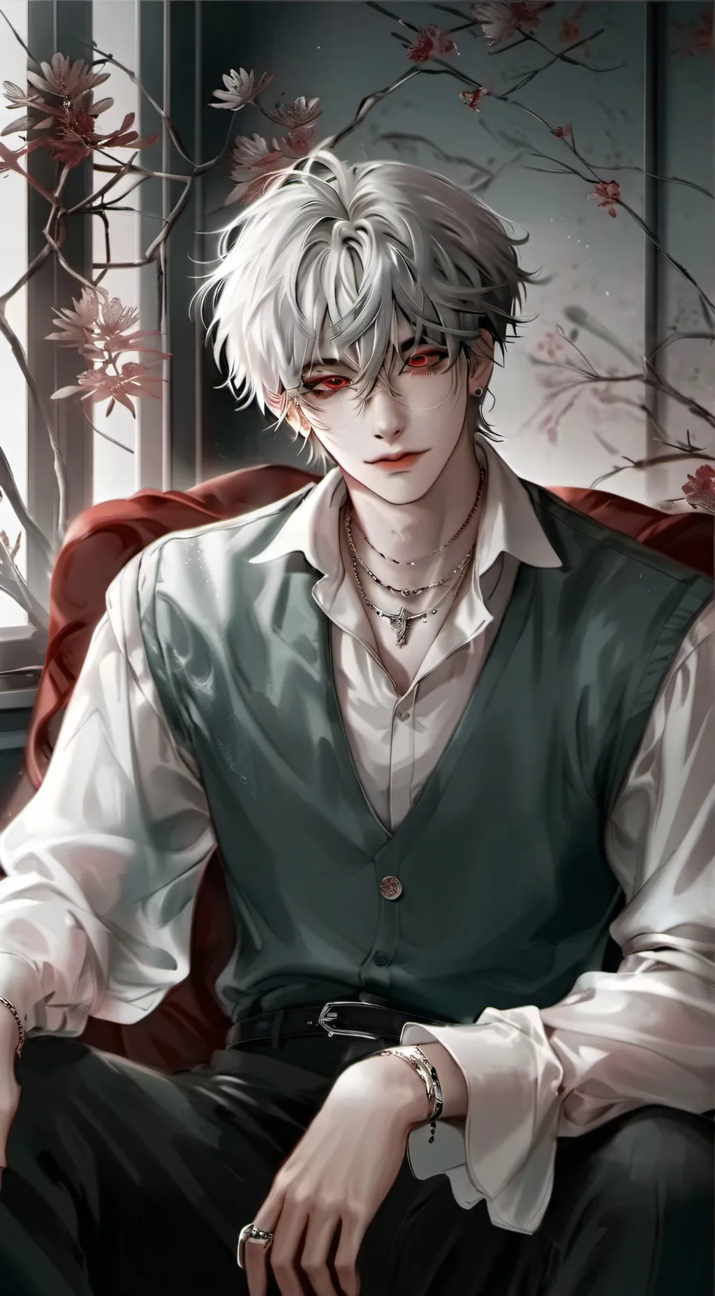 ai character: •Vinフ background