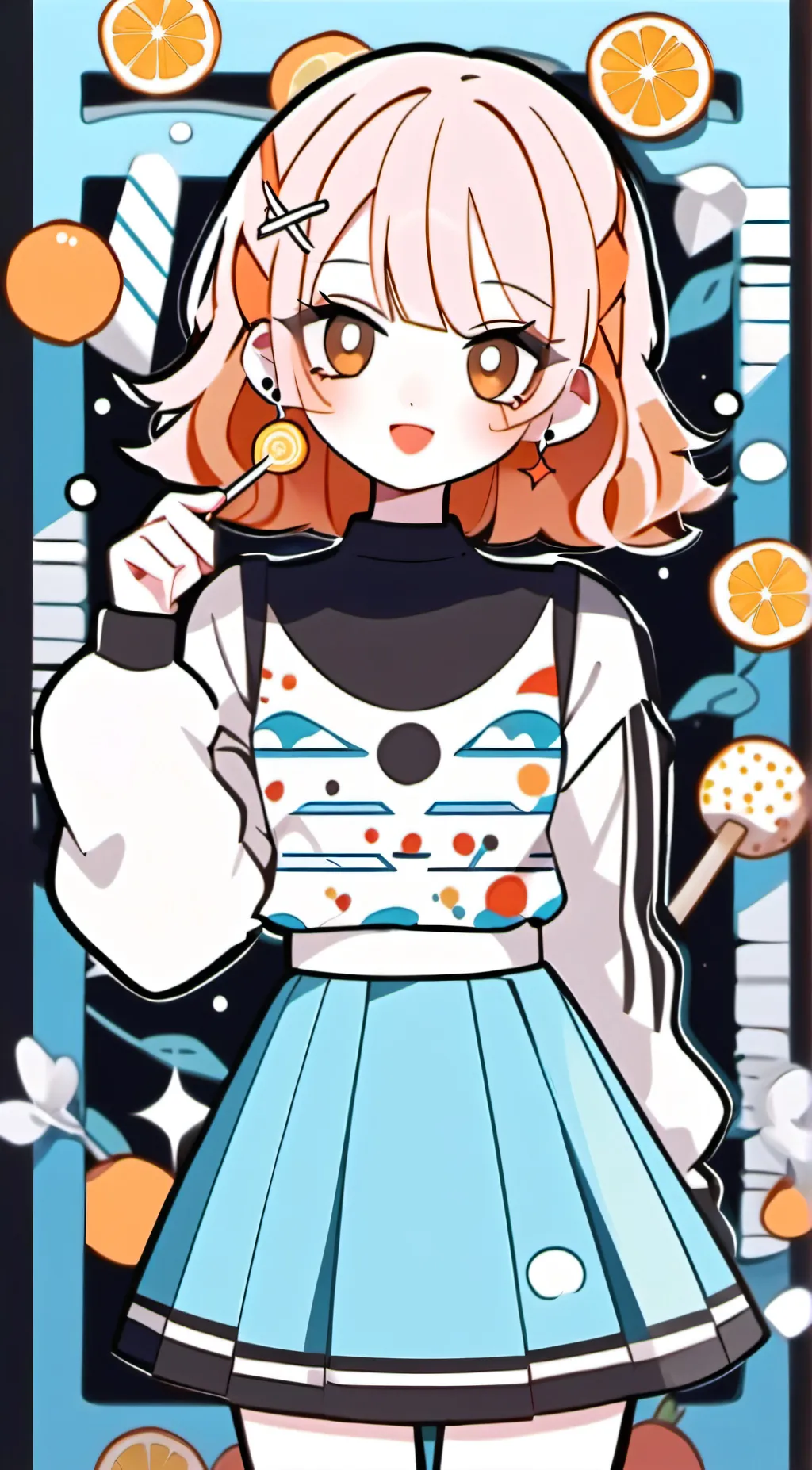 ai character: Zoey background