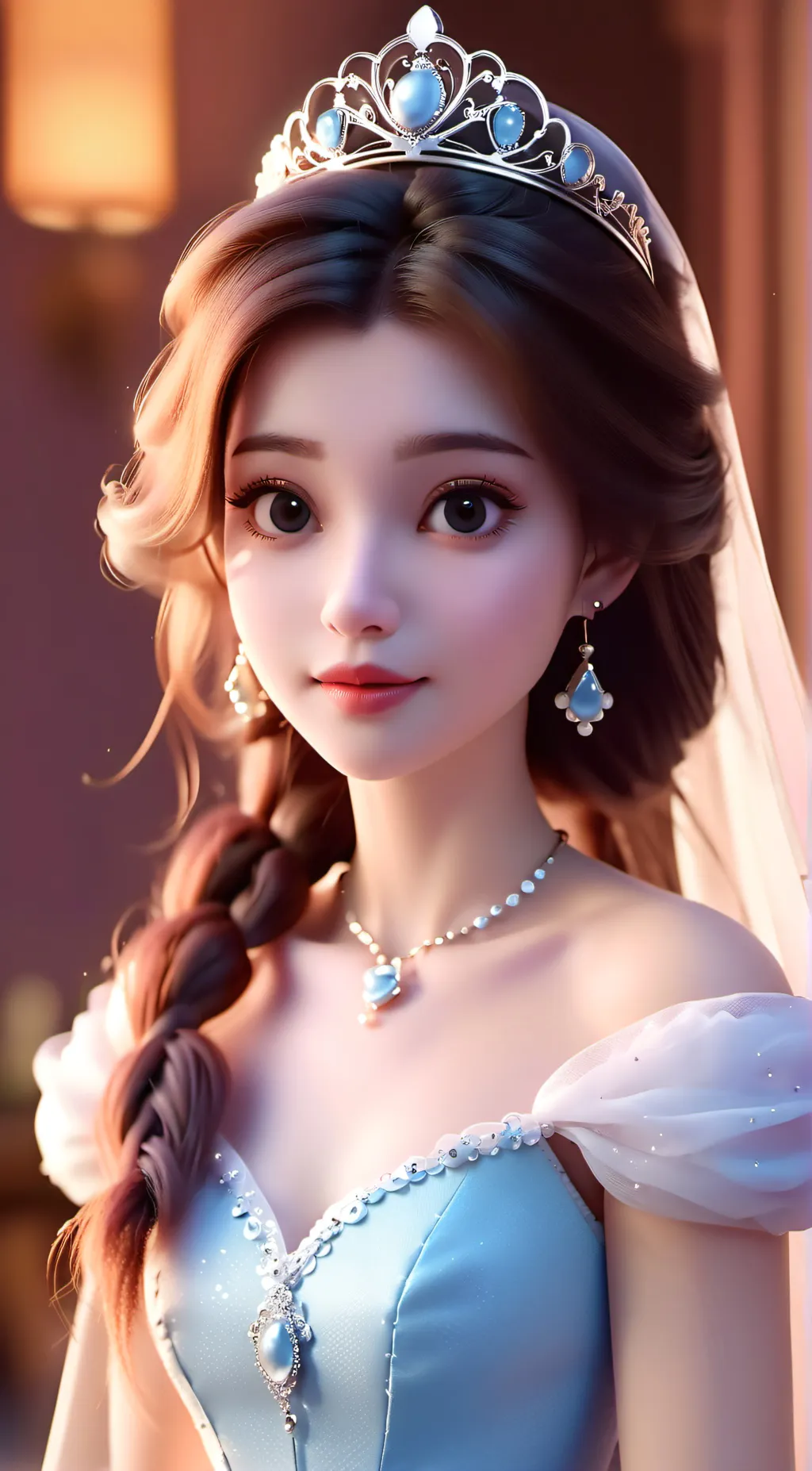ai character: princess mia background