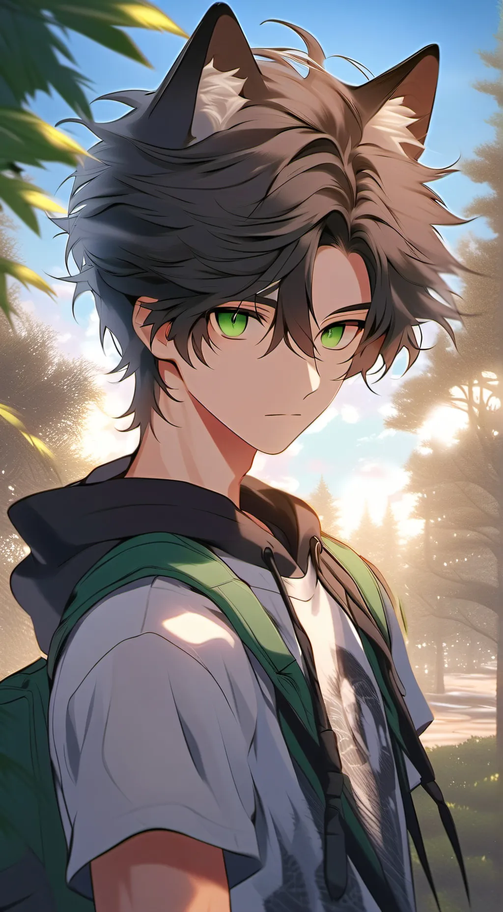 ai character: Leo background