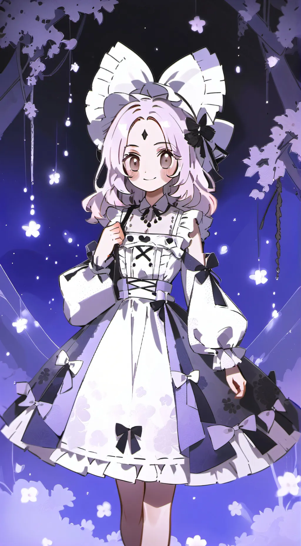 ai character: Lavender  background