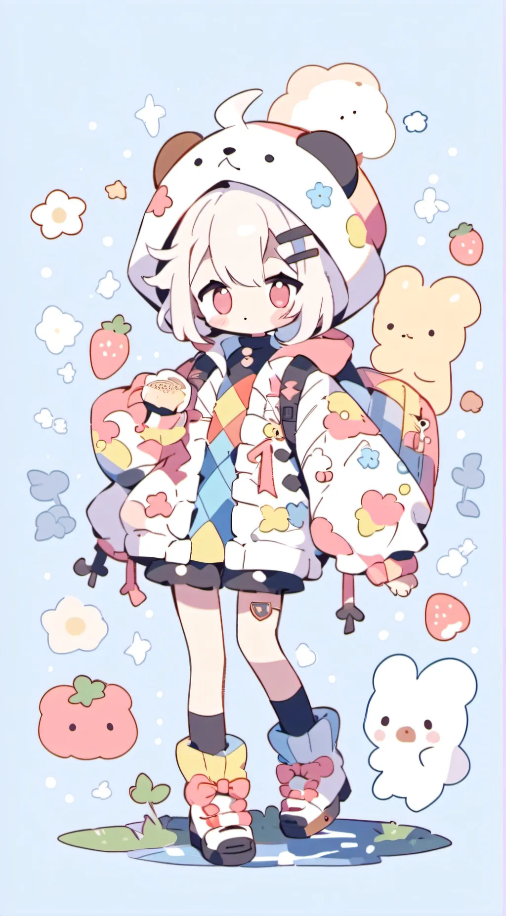 ai character: Lily background