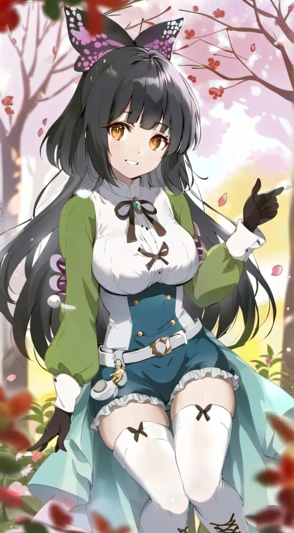 ai character: amber background