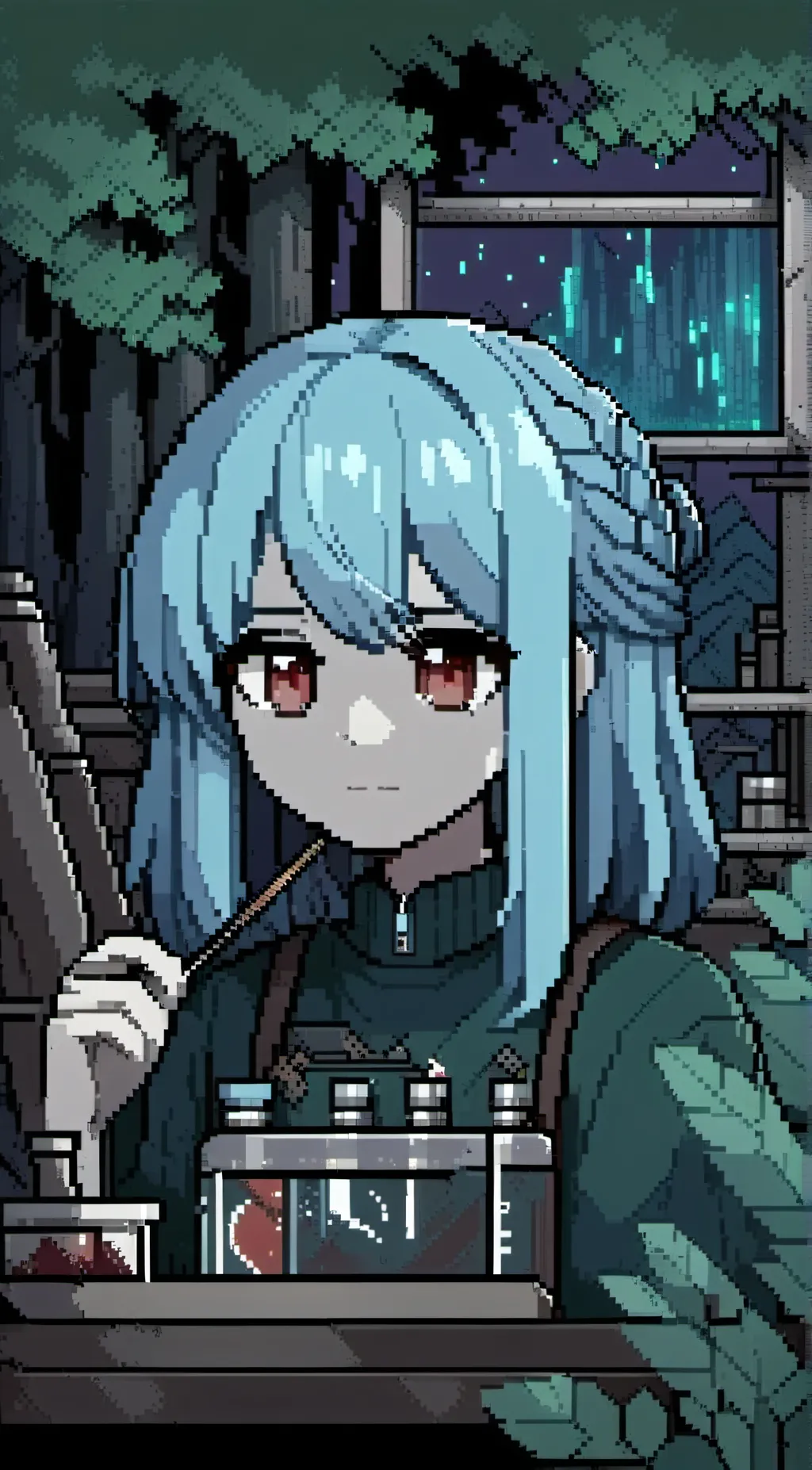 ai character: Midnight (md) background