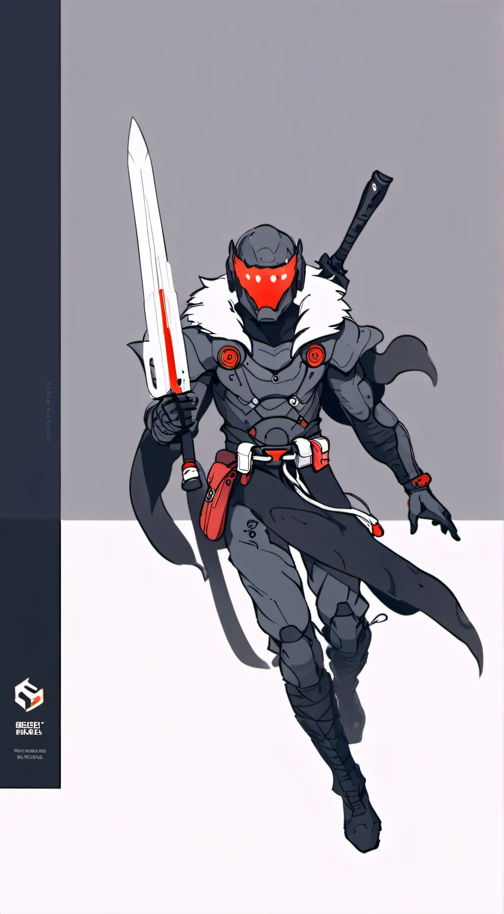 ai character: dark night. background