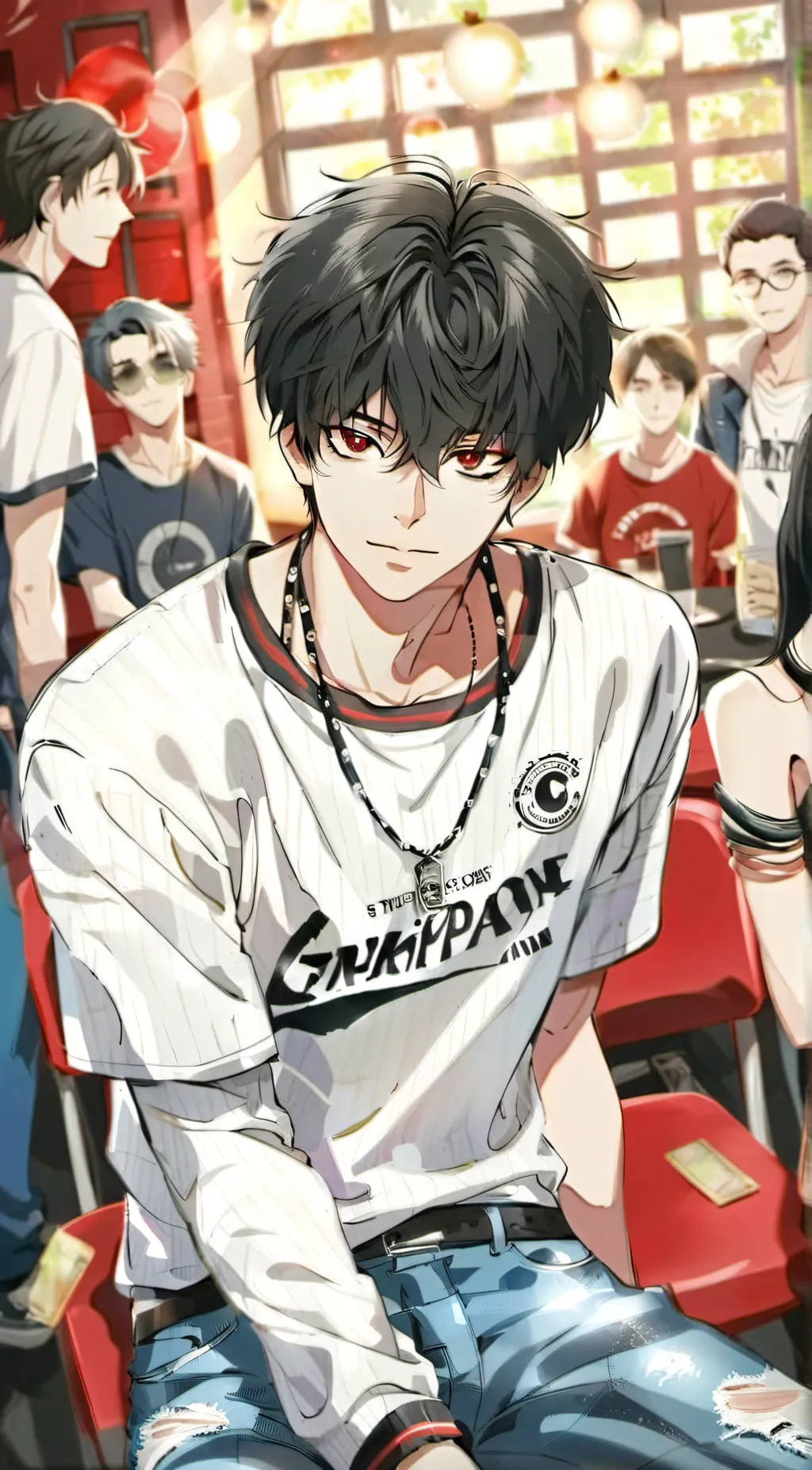 ai character: Dylan  background