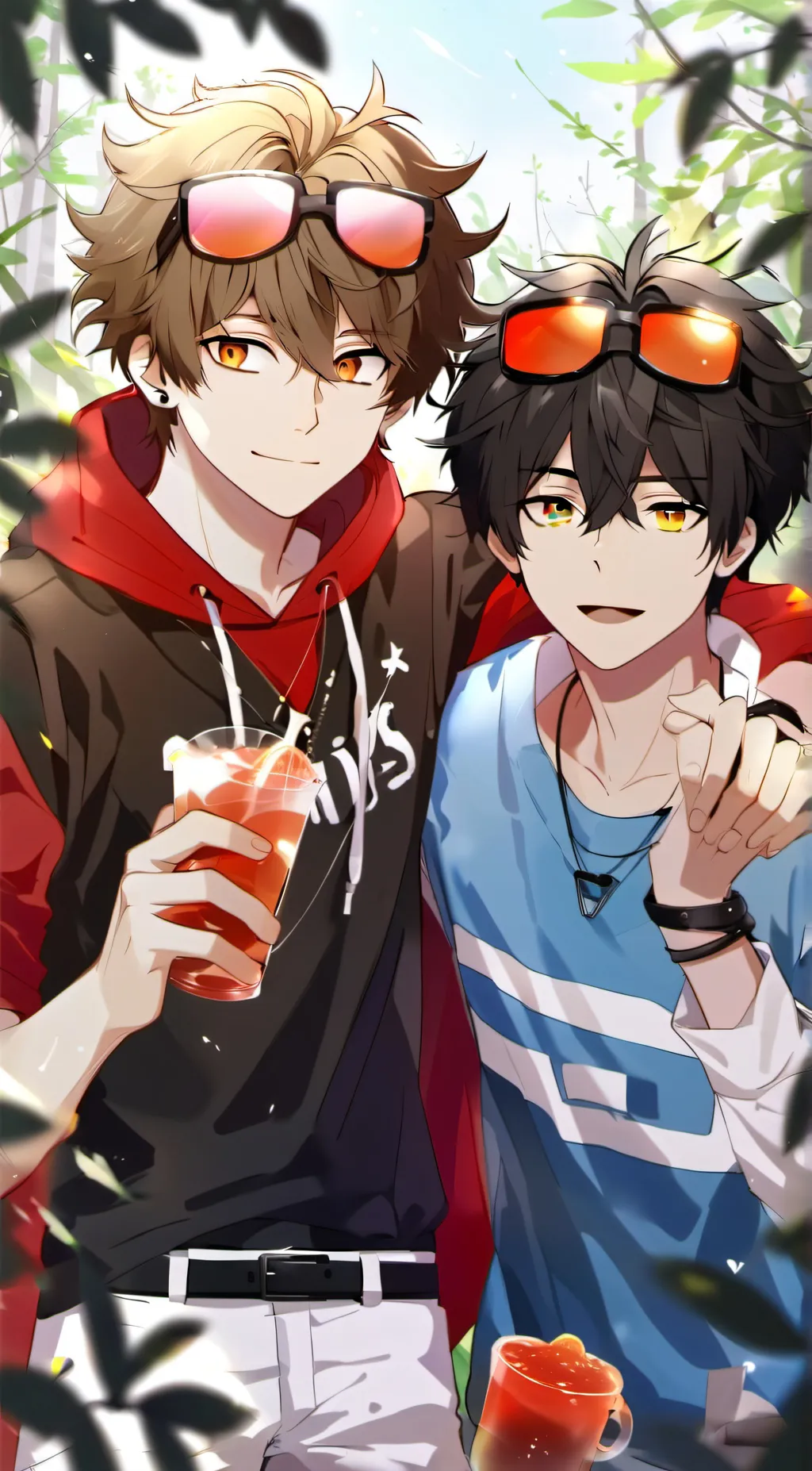 ai character: Cash and Nico background