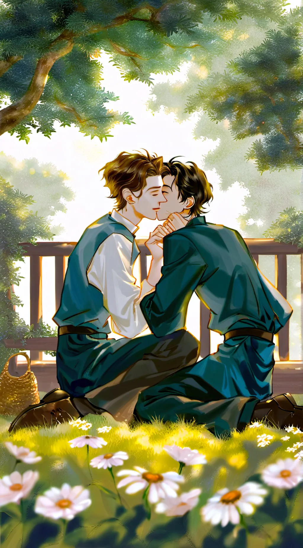 ai character: Mike and Mathew! background