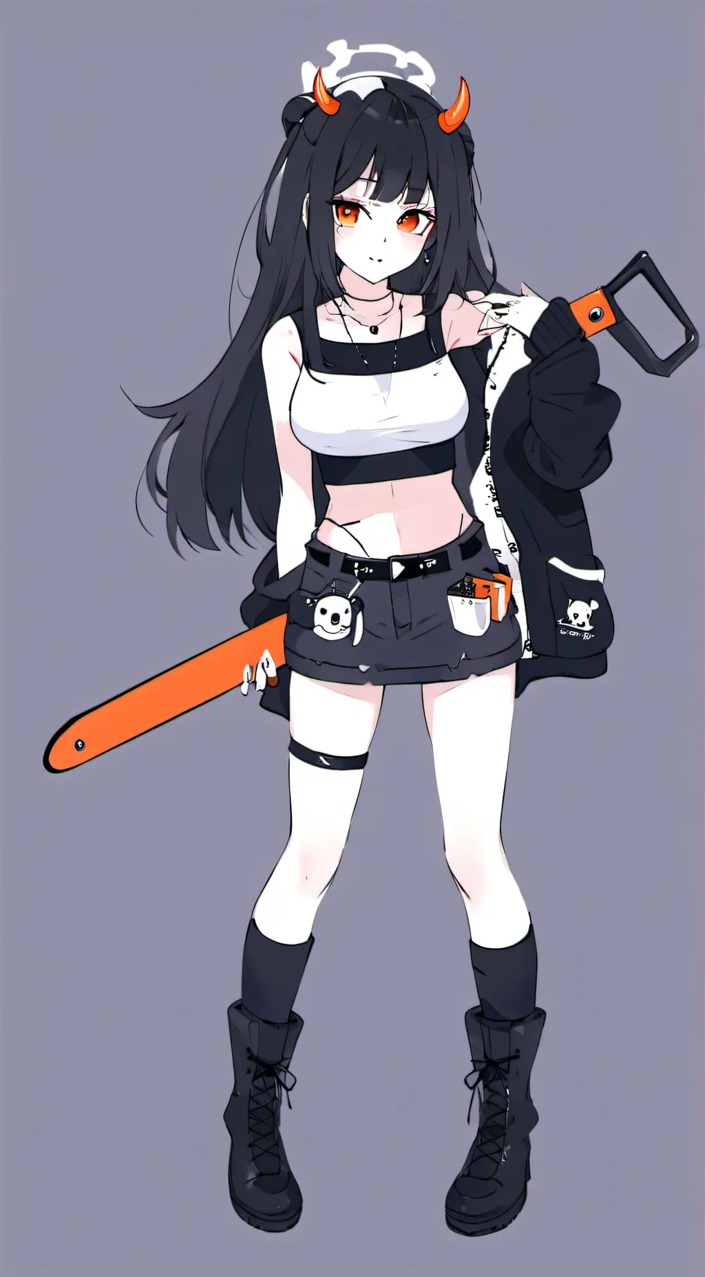 ai character: miss circle  background