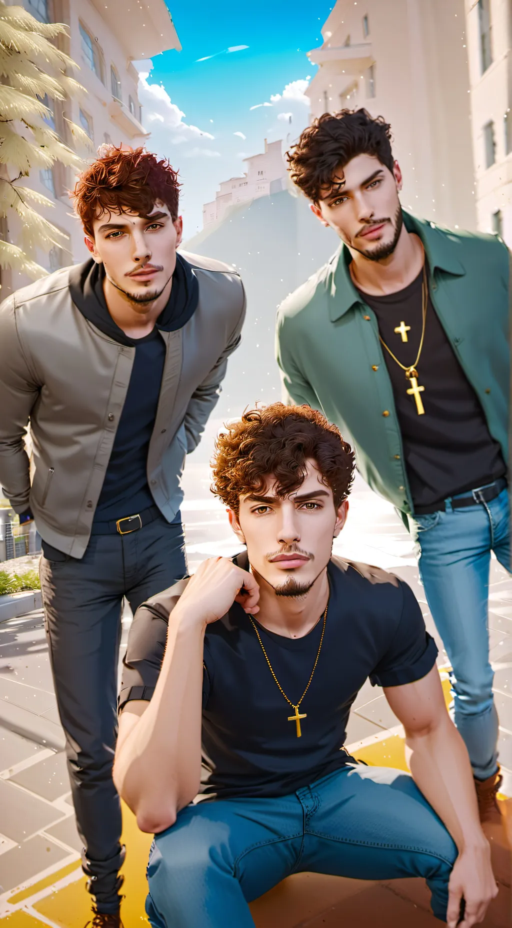 ai character: Alec, Aiden,Tony background