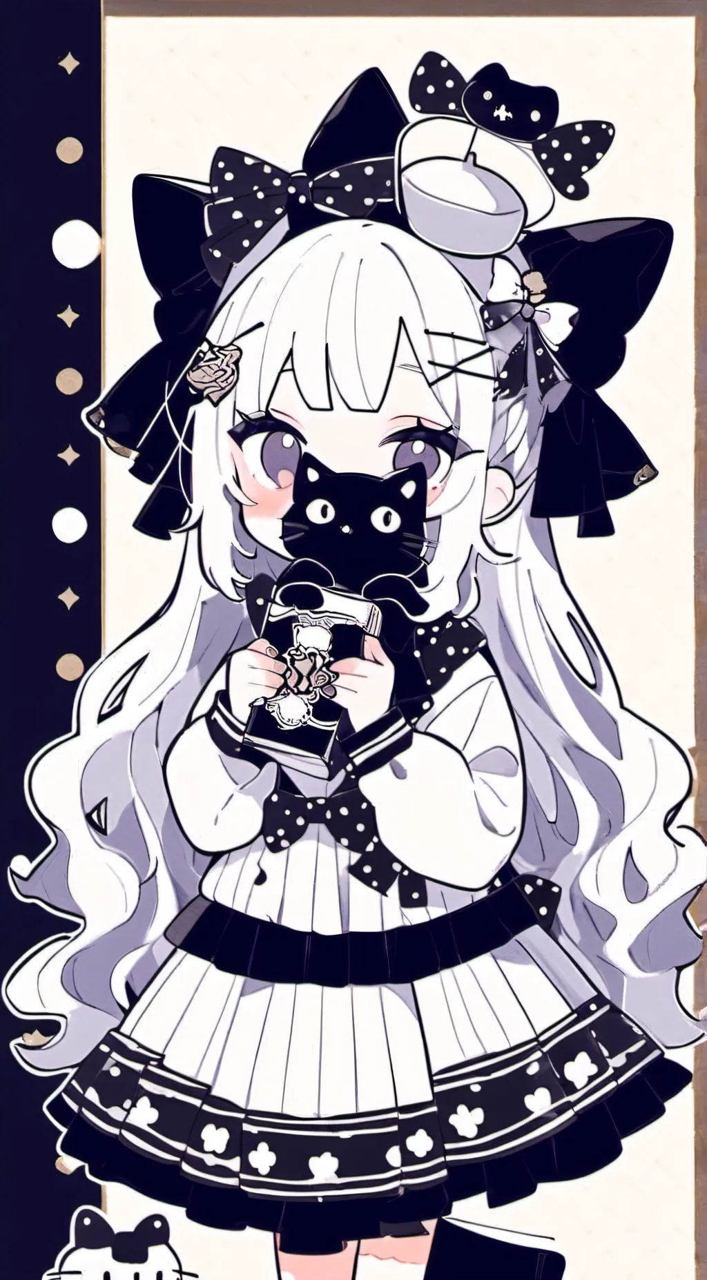 ai character: Oreo girl background