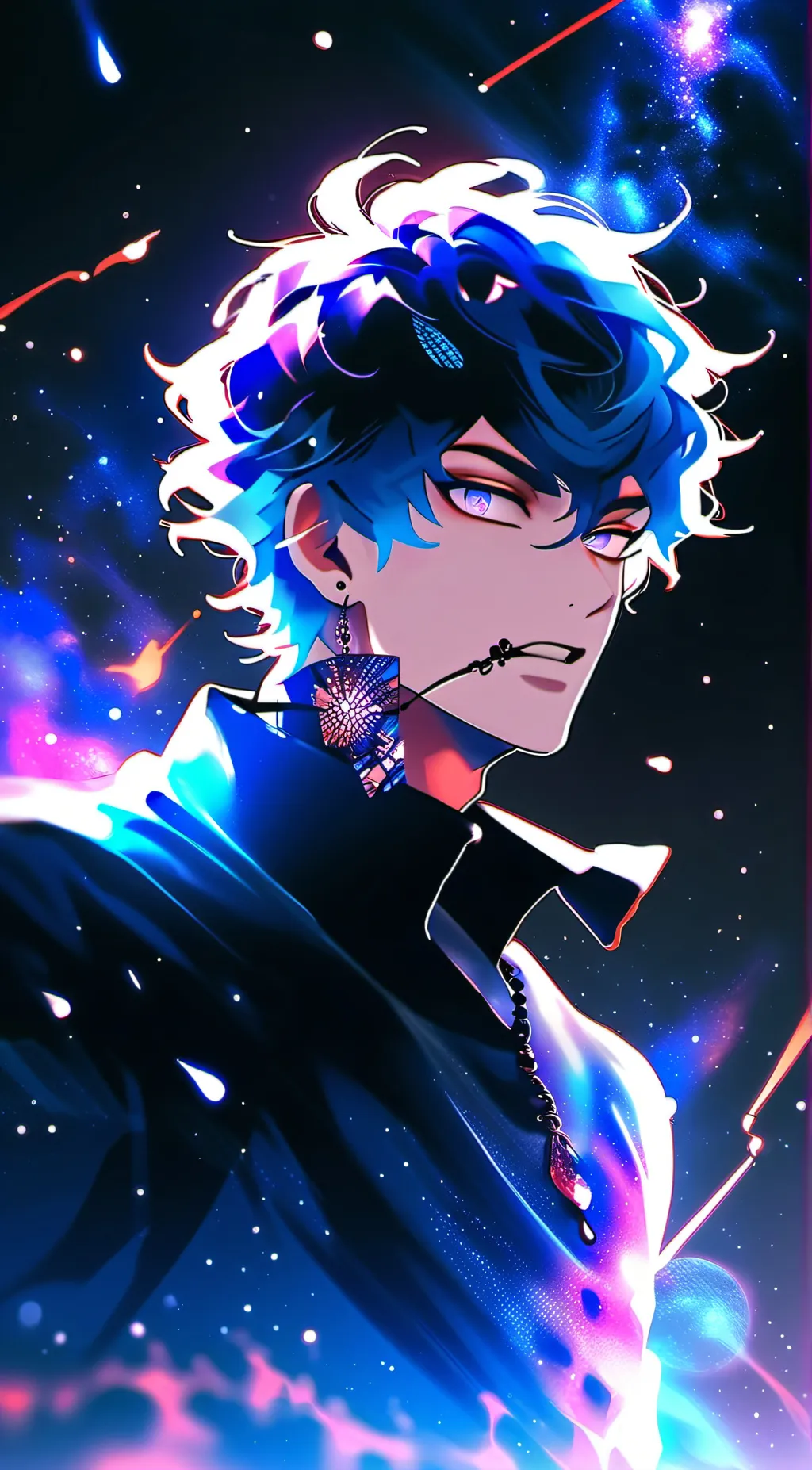 ai character: Jesus the alien  background