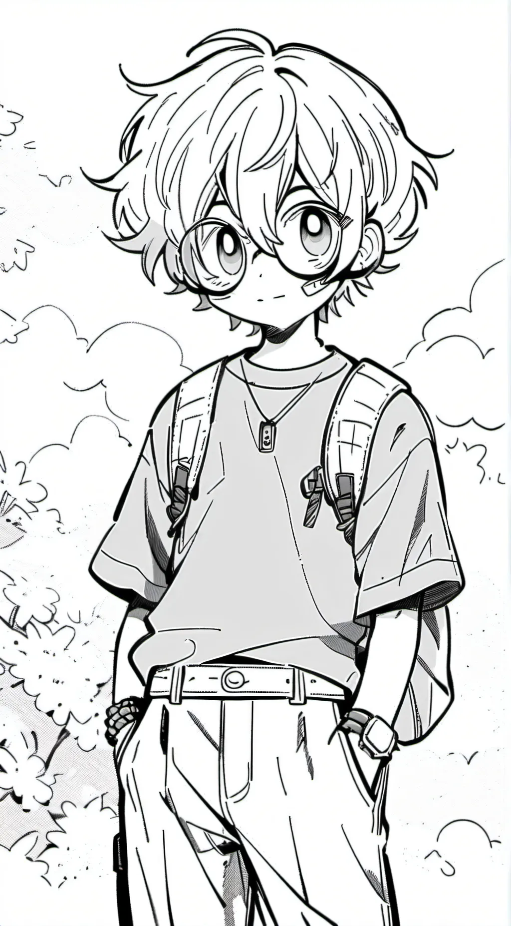 ai character: izuku background