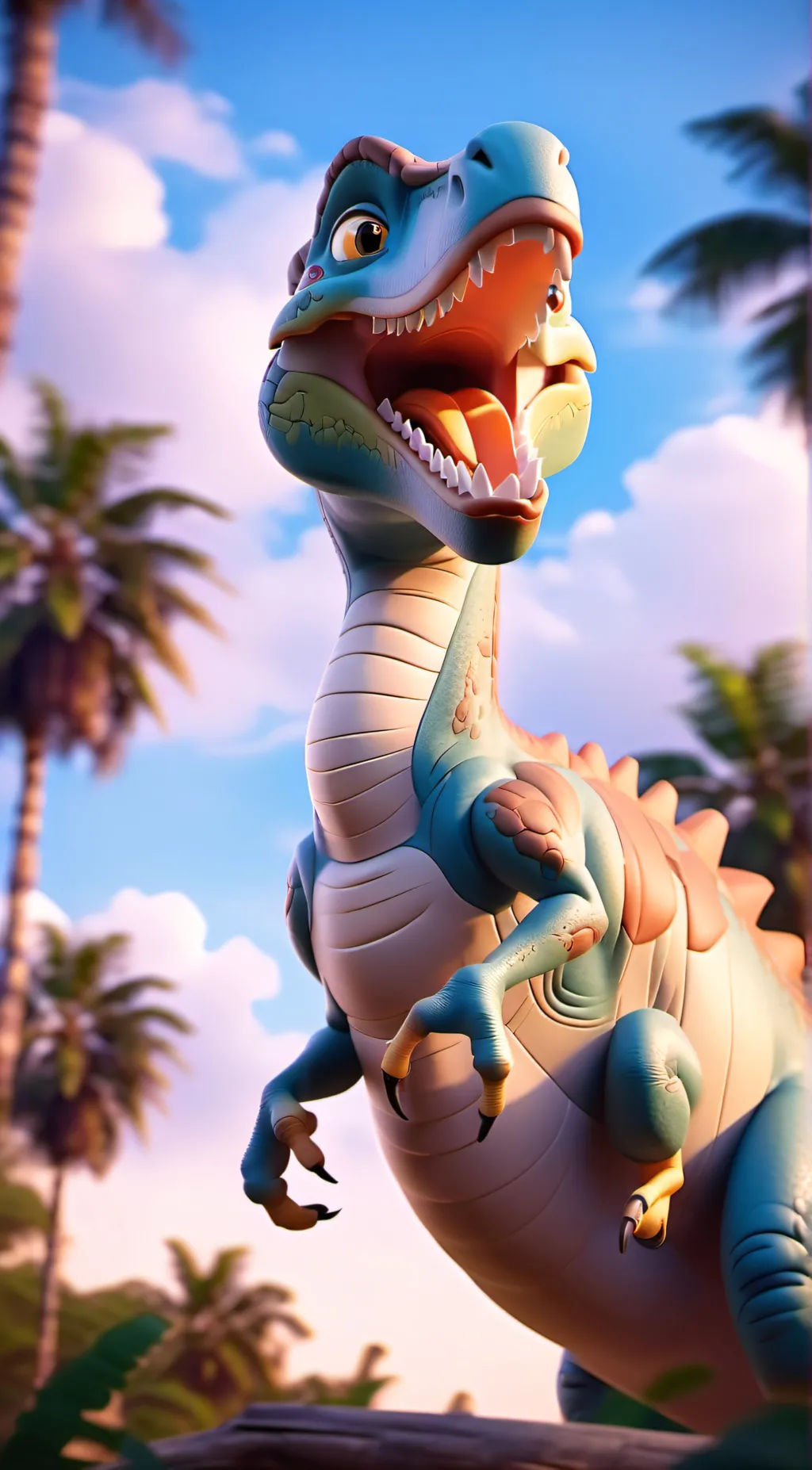 ai character: clever girl  background