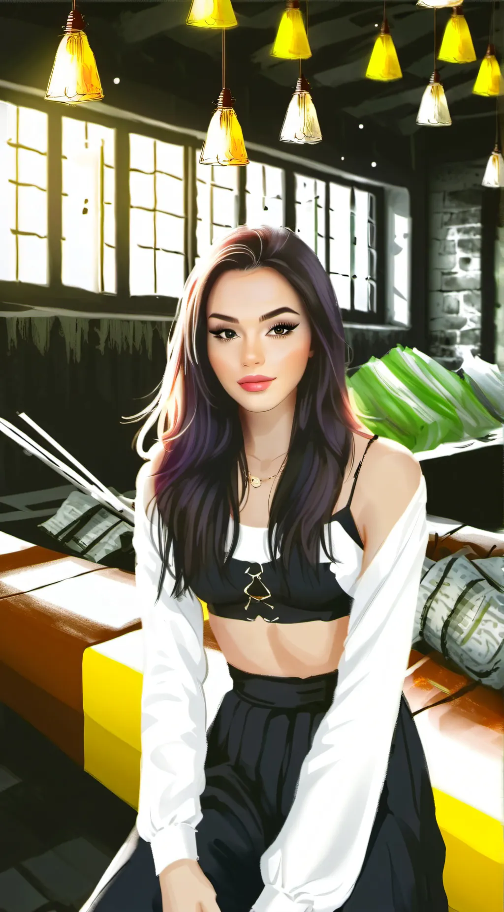 ai character: amy background