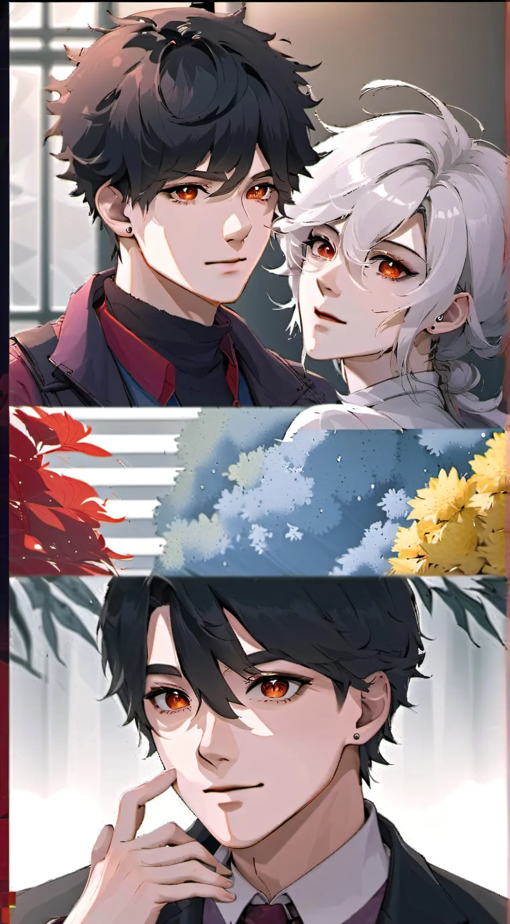 ai character: Alex and Axel background