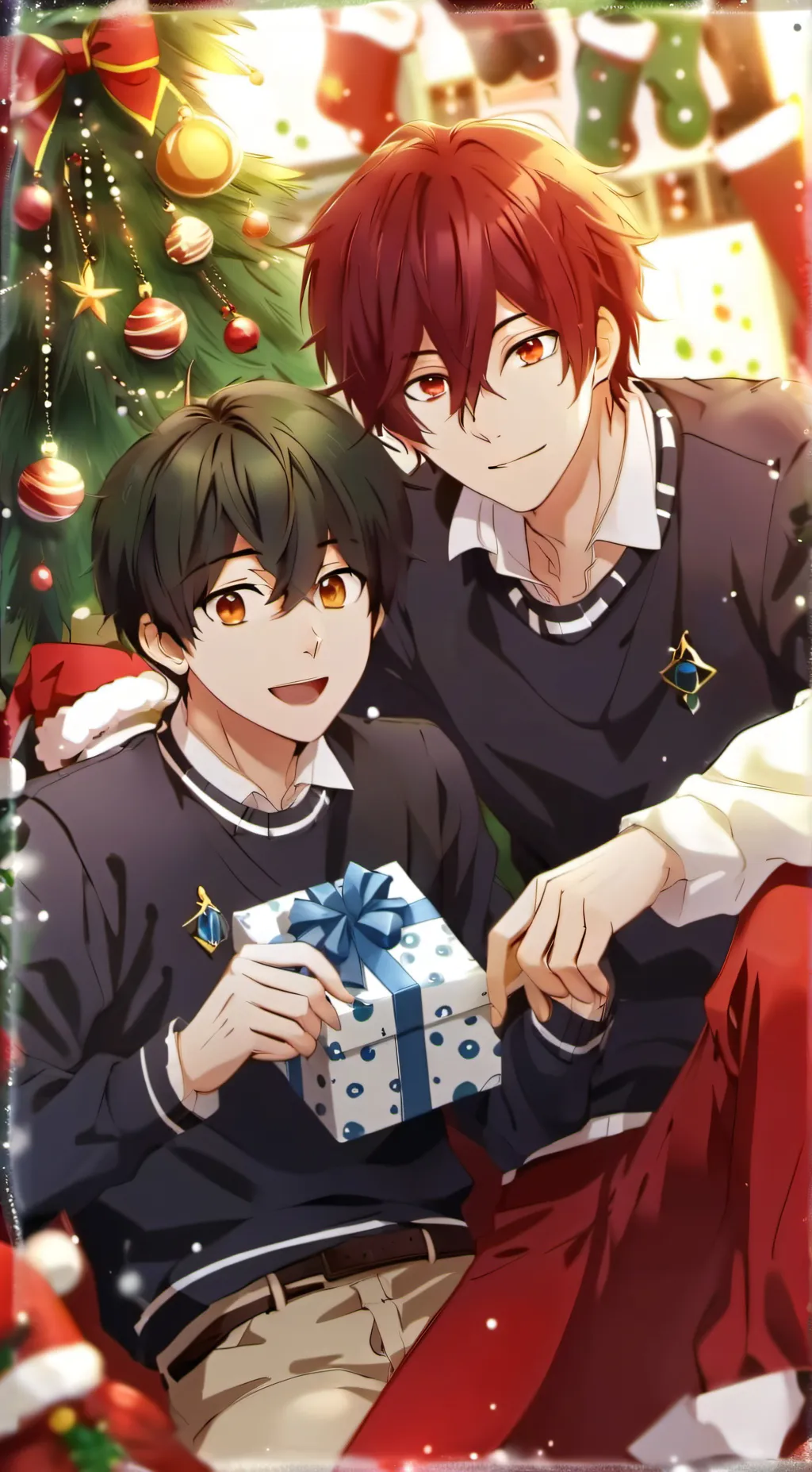 ai character: Cash & Nico  background