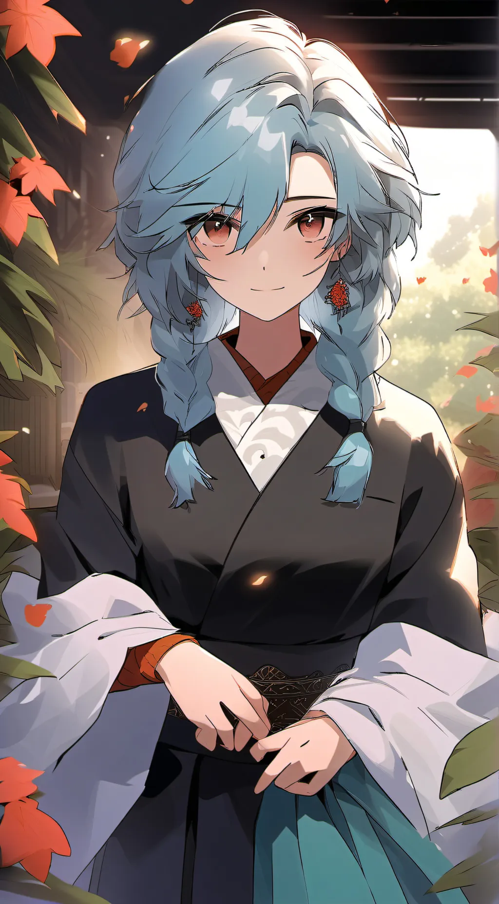 ai character: Sakura background