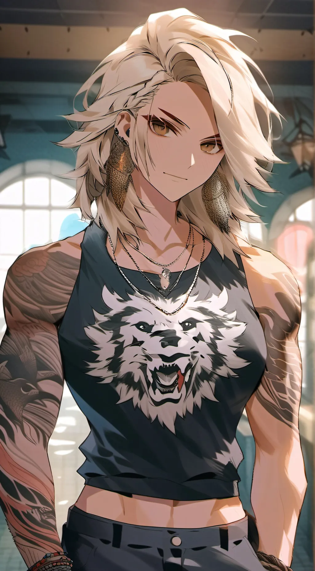 ai character: Ray background