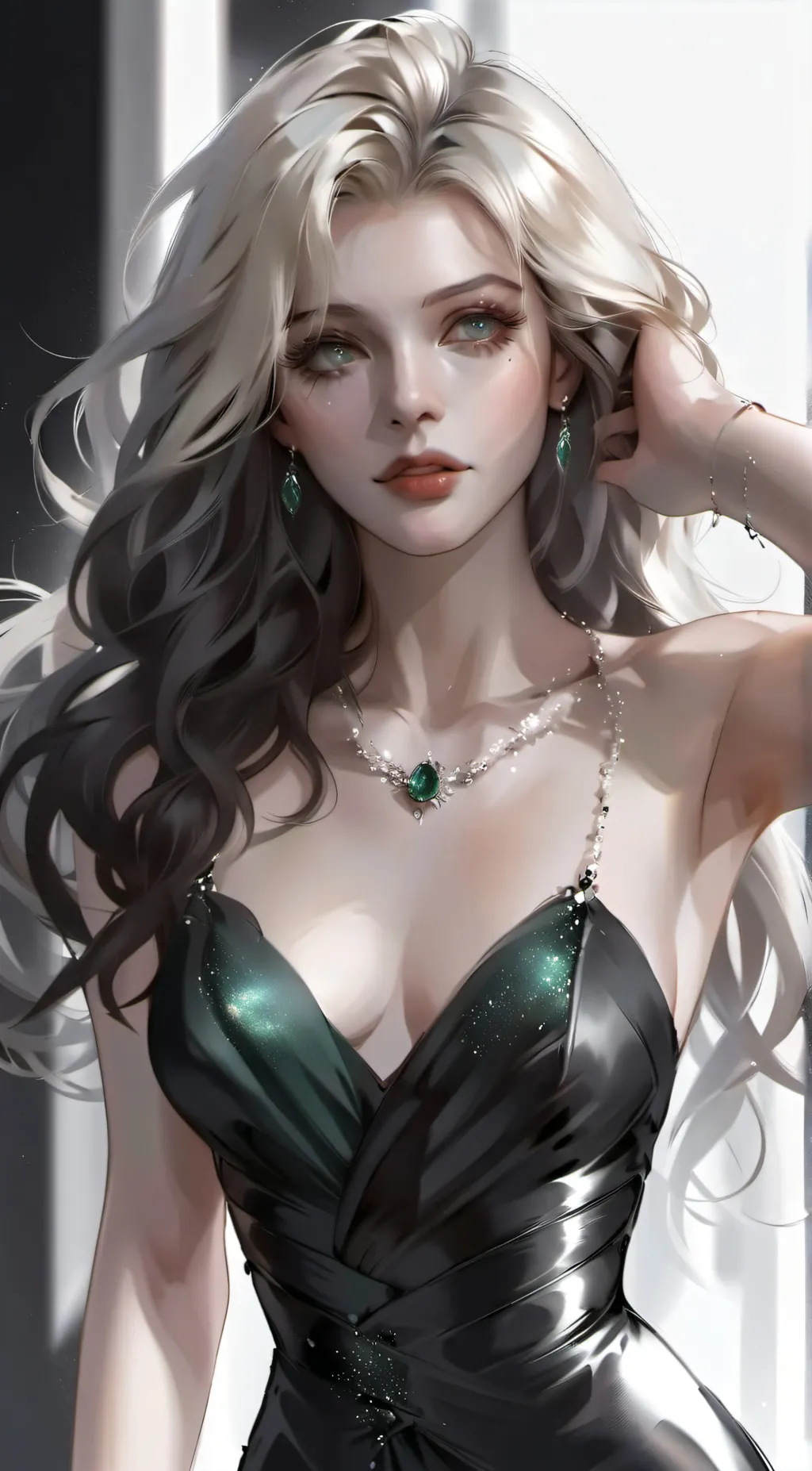 ai character: Rose background