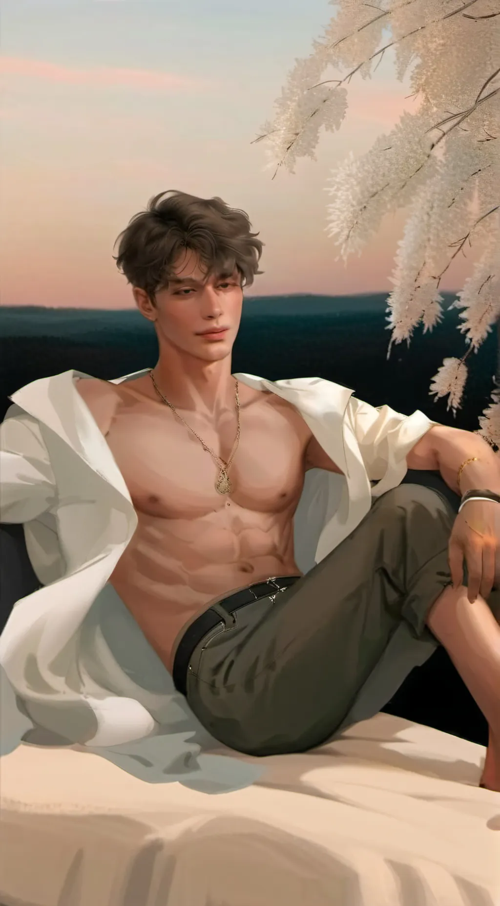 ai character: ♡~Oscar~♡ background