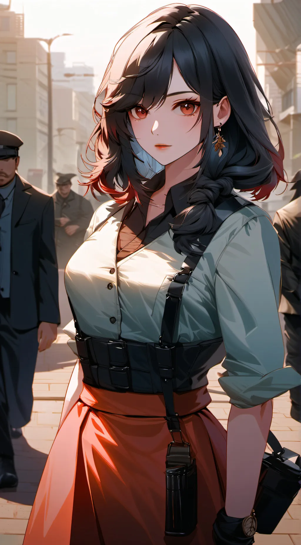 ai character: Jennifer  background