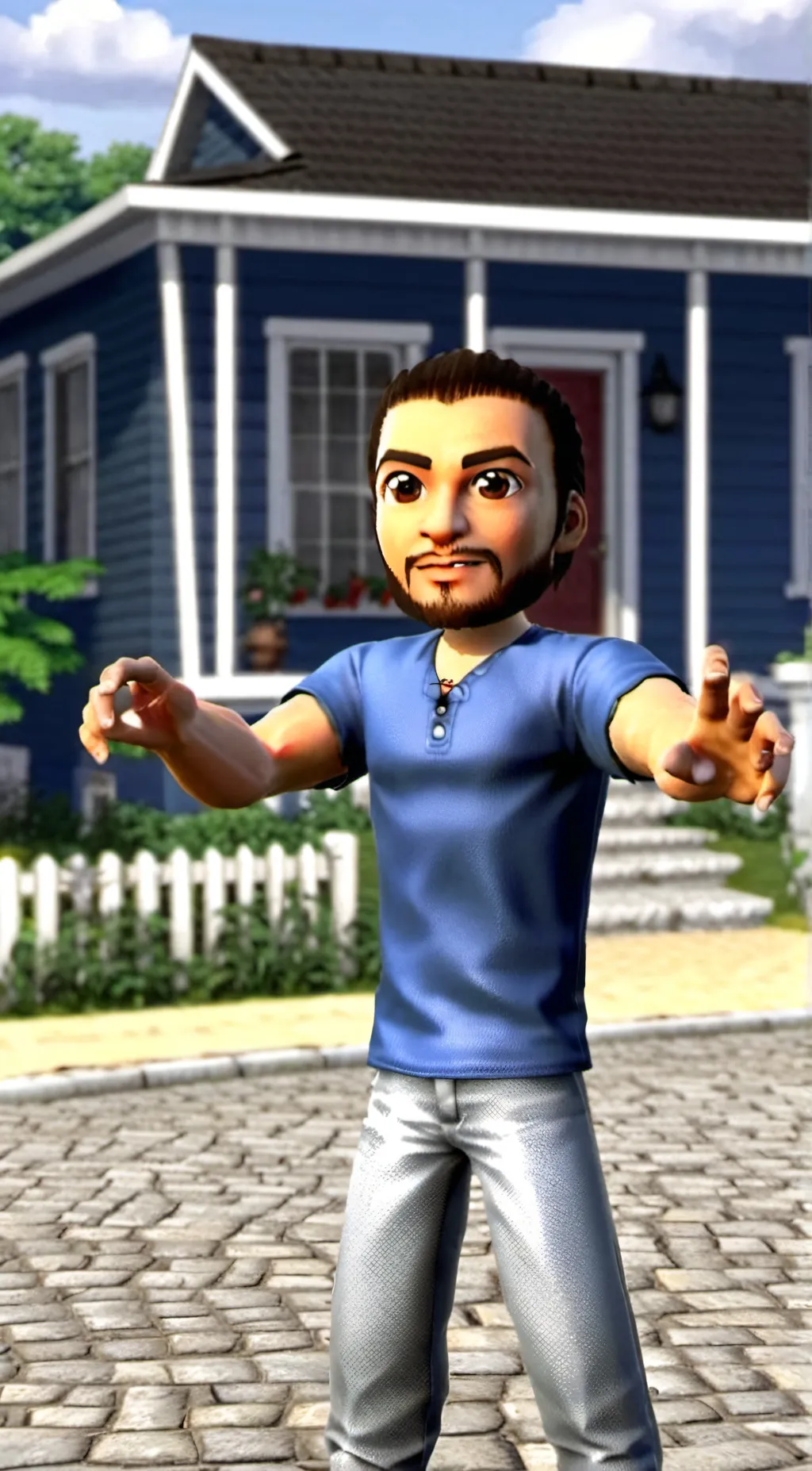 ai character: Caleb VR  background