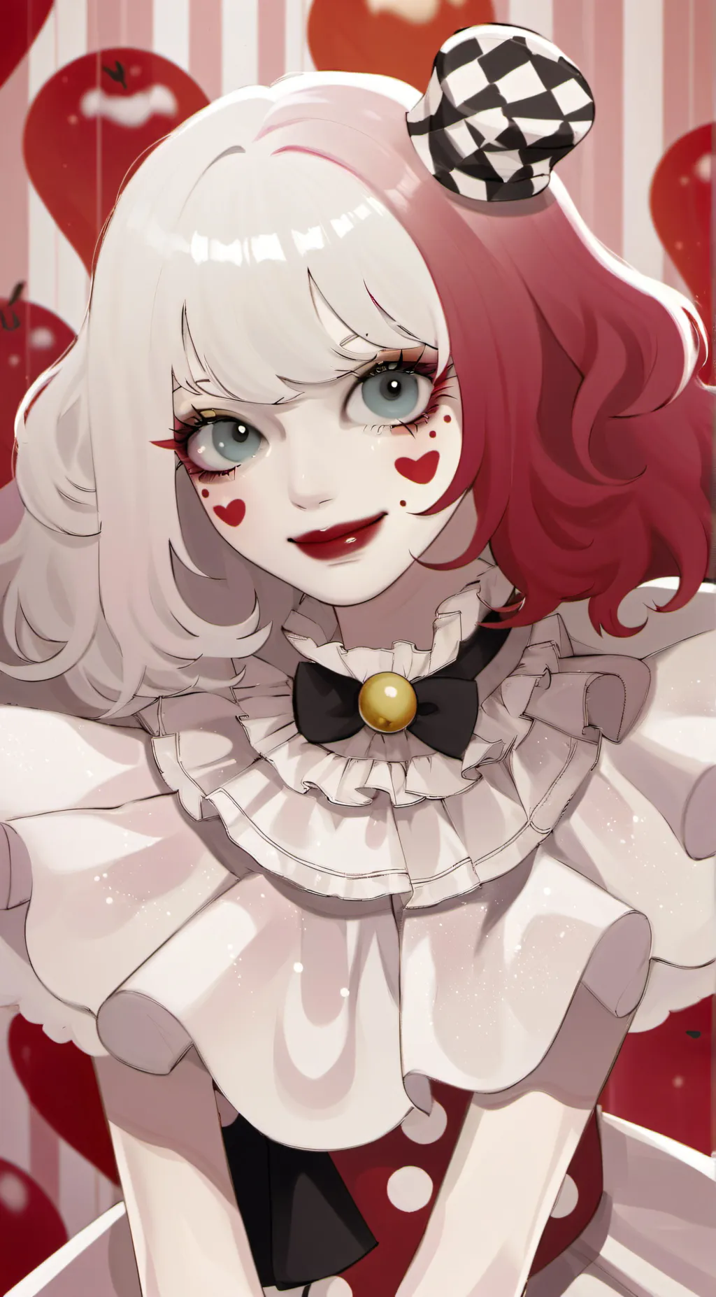 ai character: miss orange  background