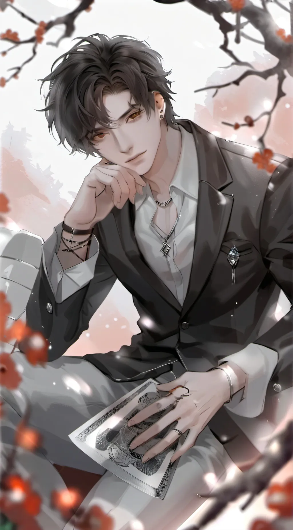 ai character: naker background