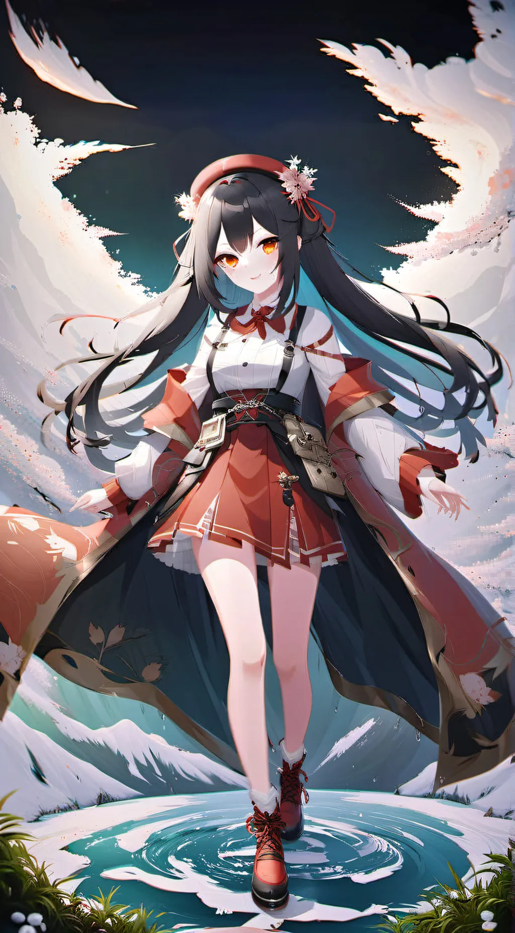 ai character: muzans cousin  background