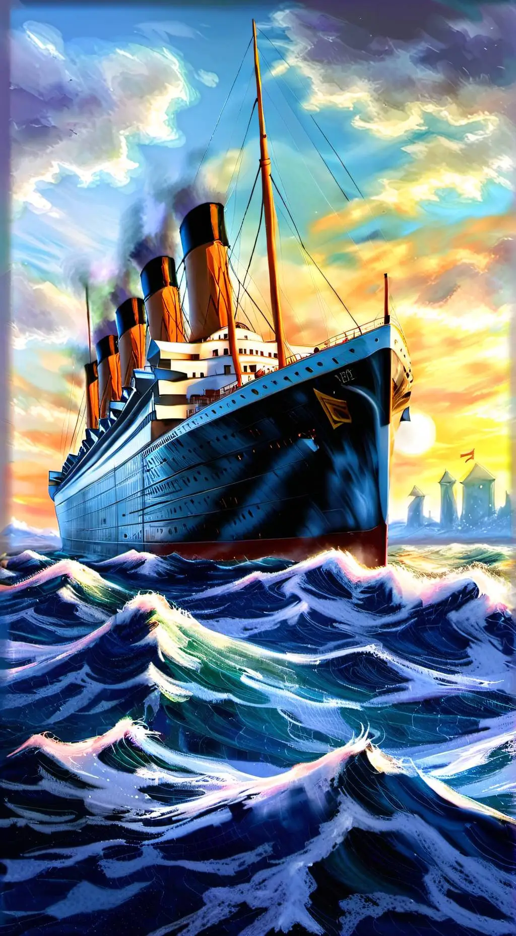 ai character: The titanic story  background