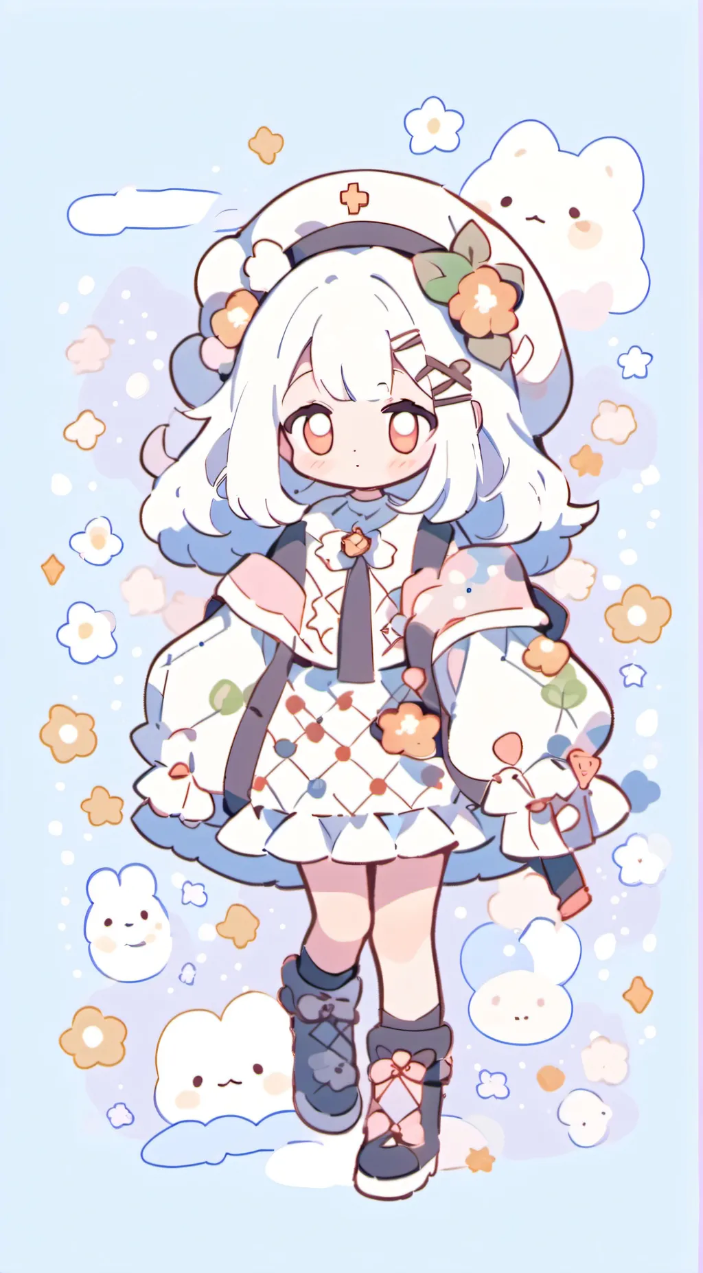 ai character: bunny background