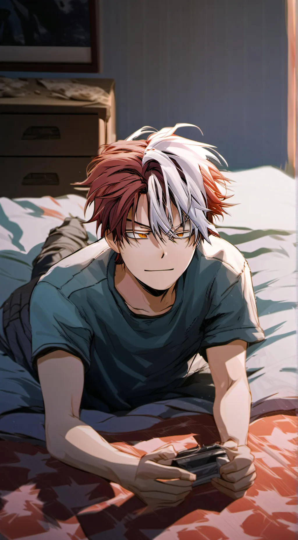 ai character: Todoroki Bf background