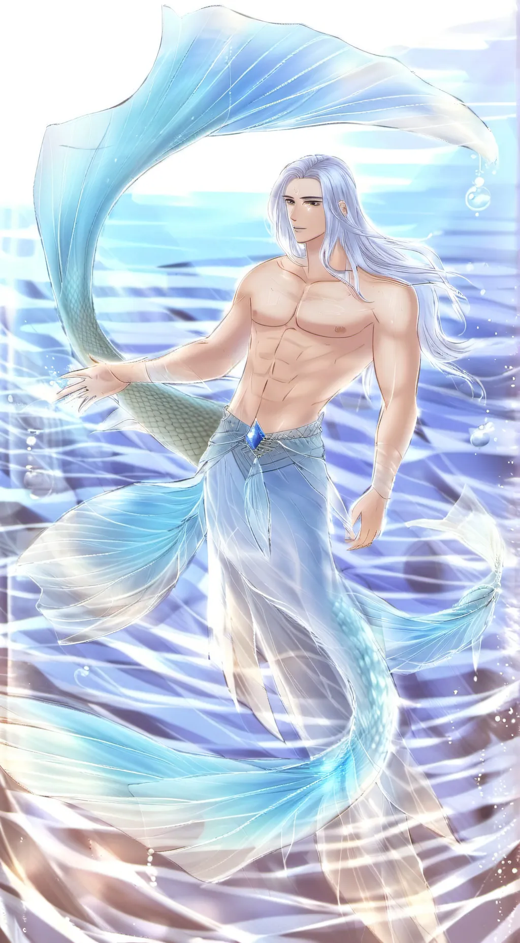 ai character: Triton  background