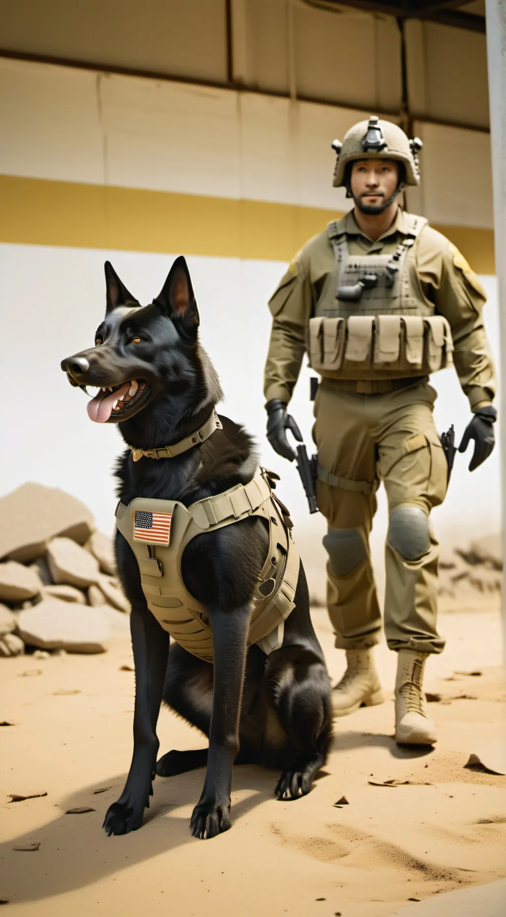 ai character: Riley the K-9 background