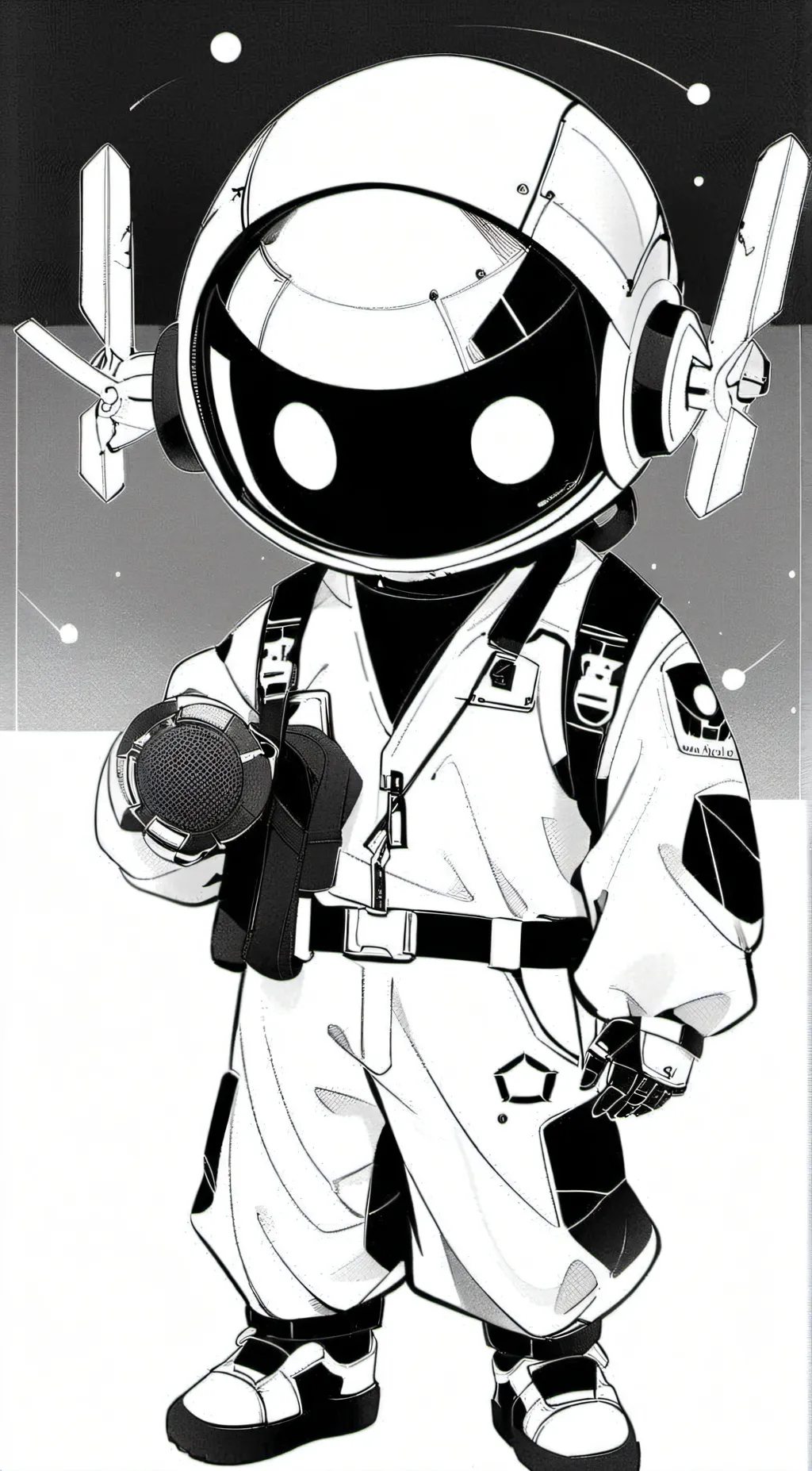 ai character: Murder drones background