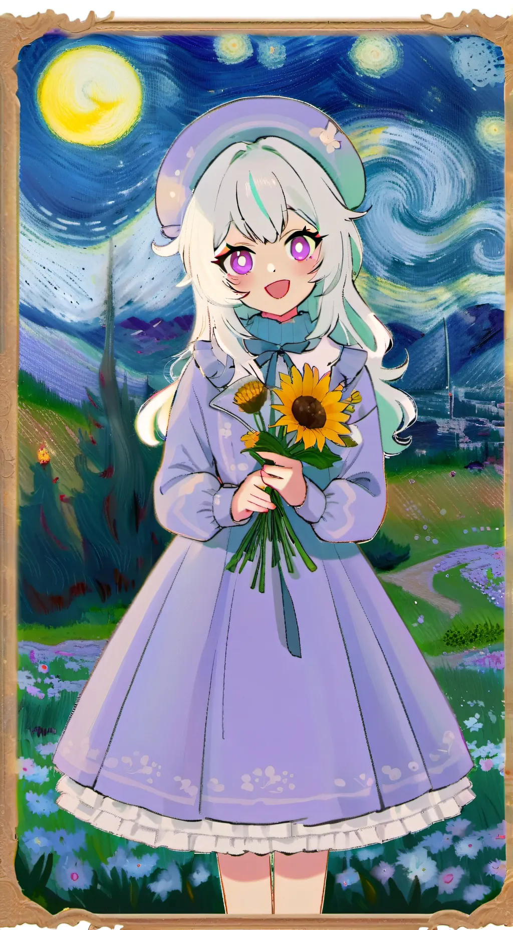 ai character: lia background