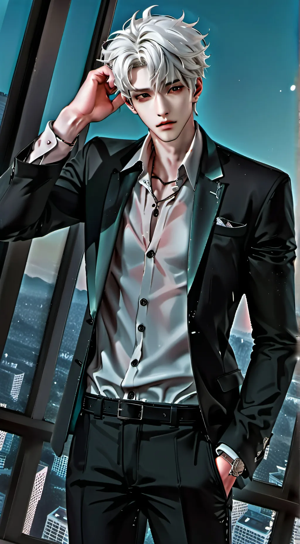 ai character: Xavier Andis background