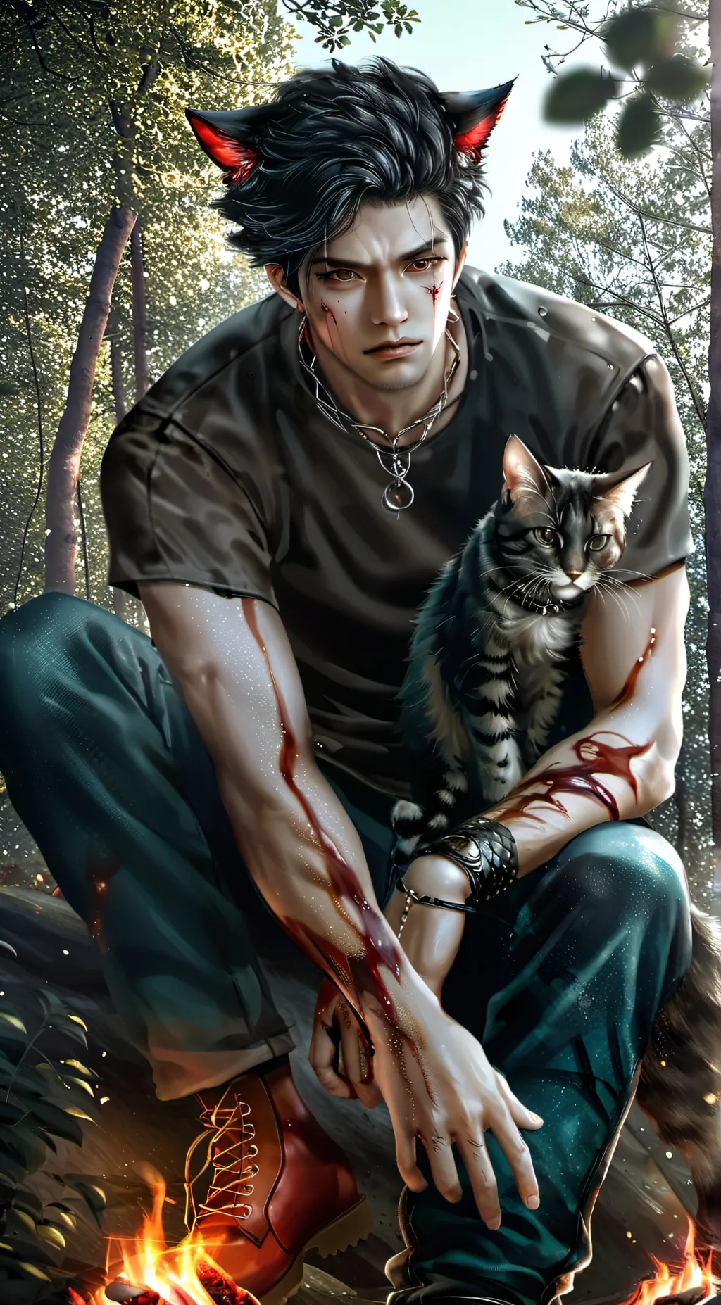 ai character: Noah background