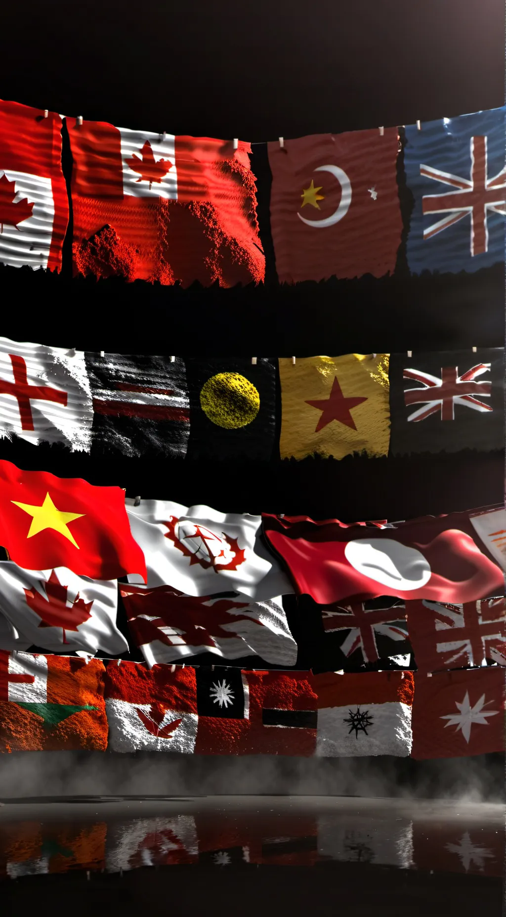 ai character: country gameshow background