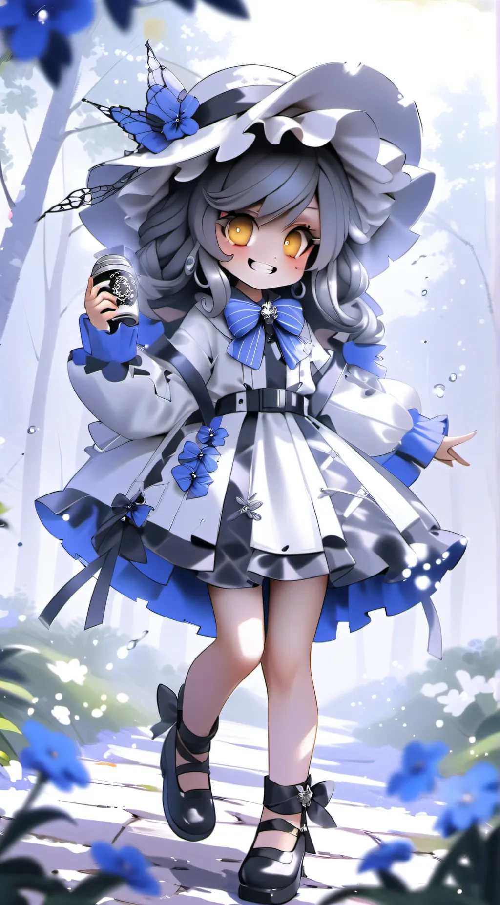 ai character: Your new doll... background