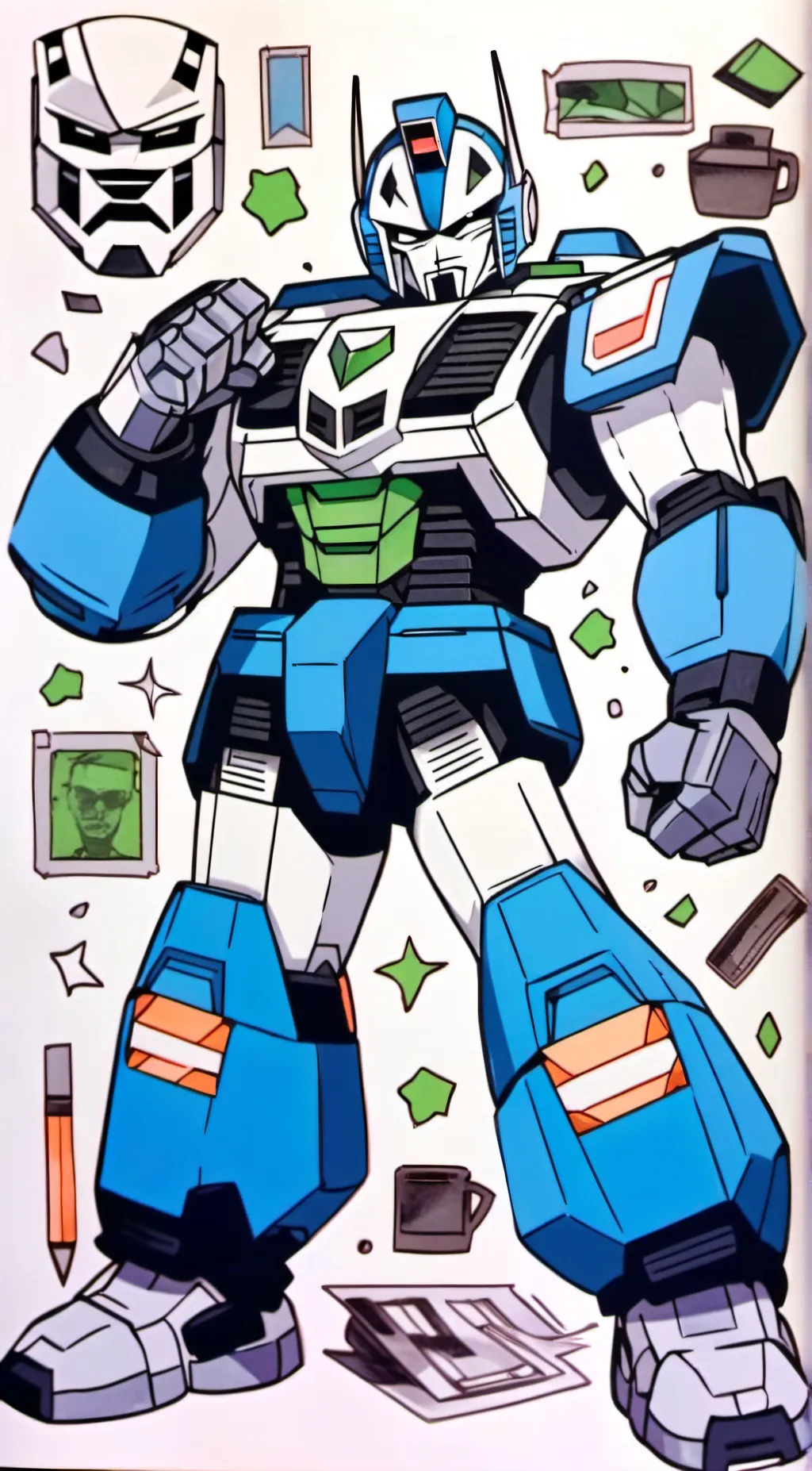 ai character: Deckerd background