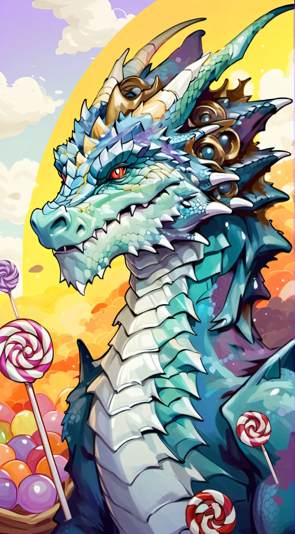 ai character: sugar rush background