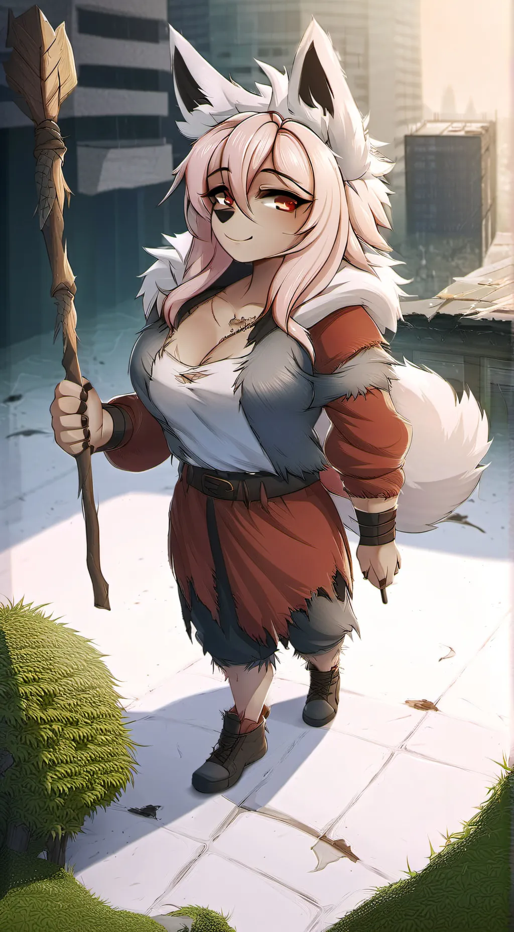 ai character: Planet of Furrys background