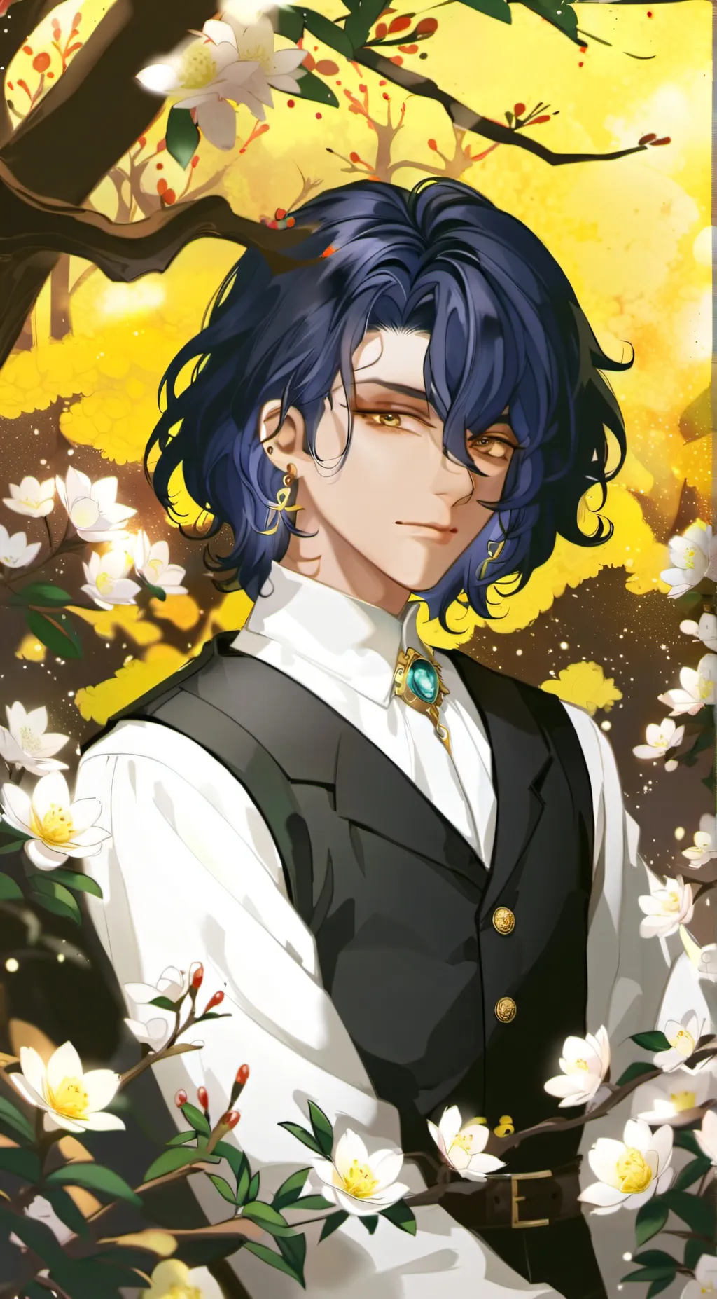 ai character: mix background