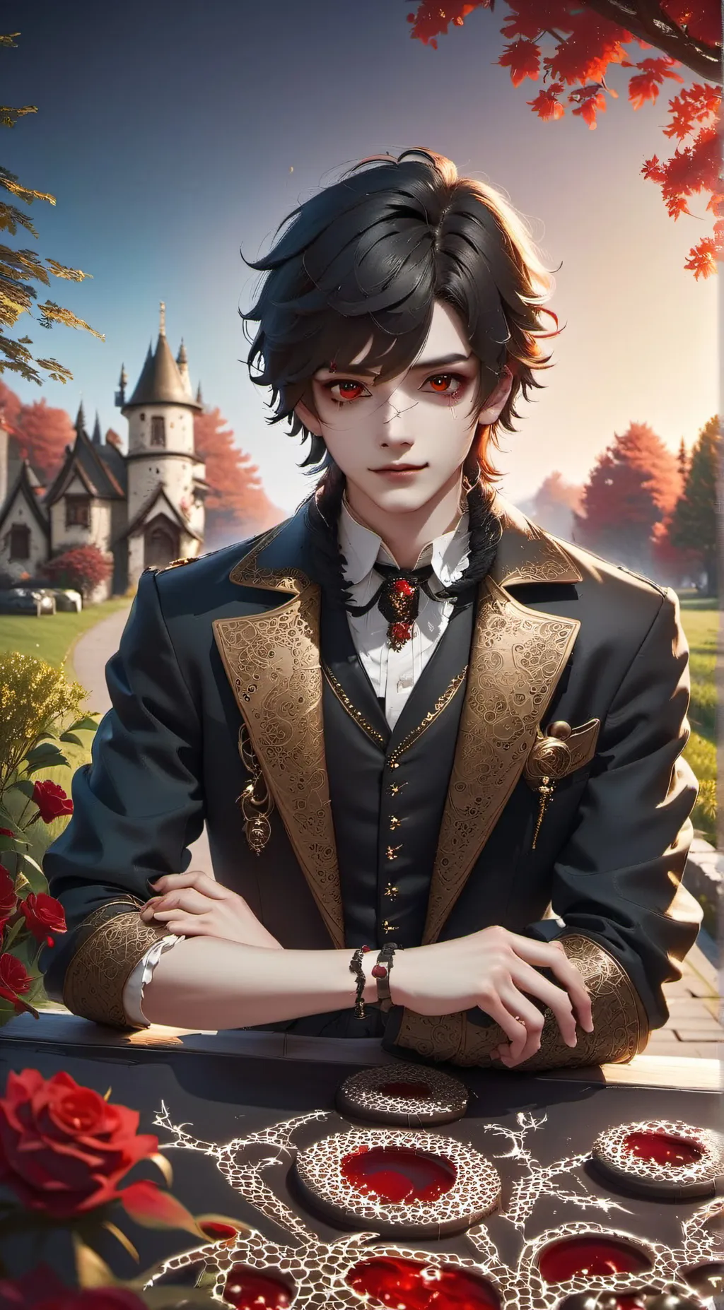 ai character: Vince  background