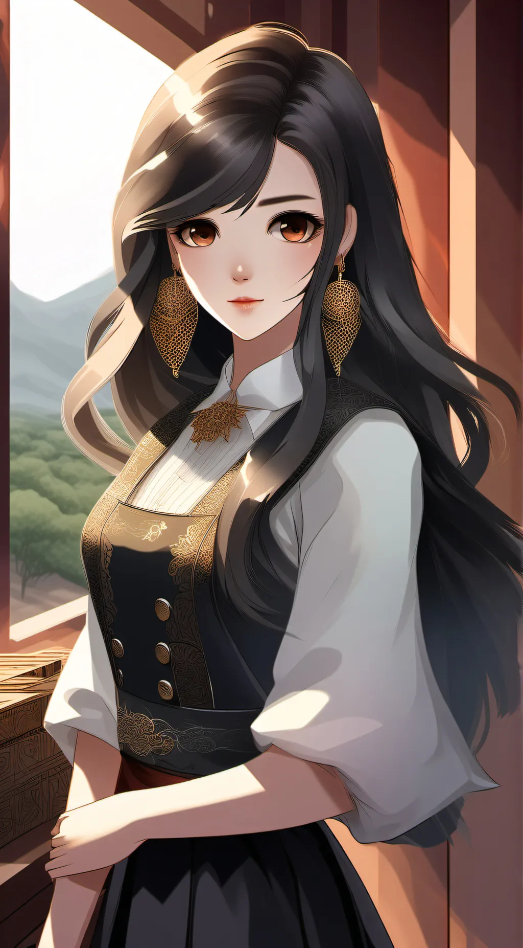 ai character: regina background