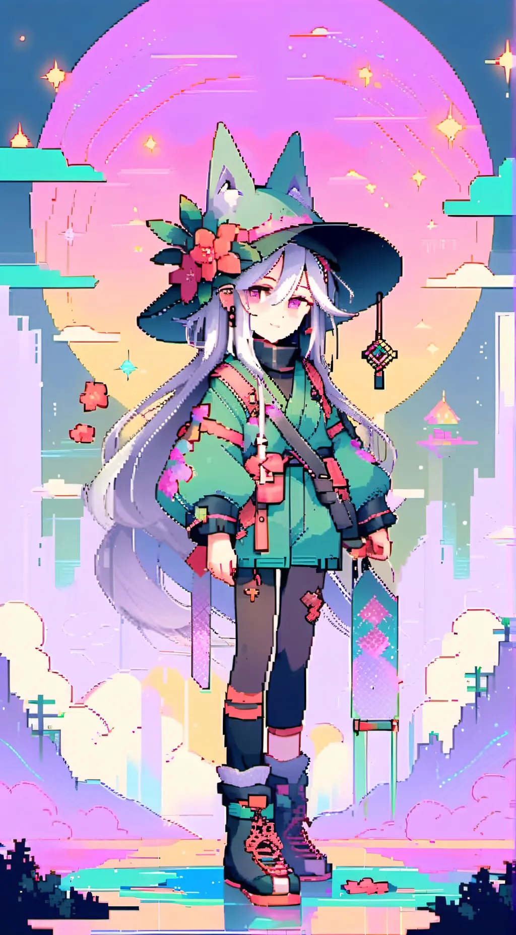 ai character: Catherine  background