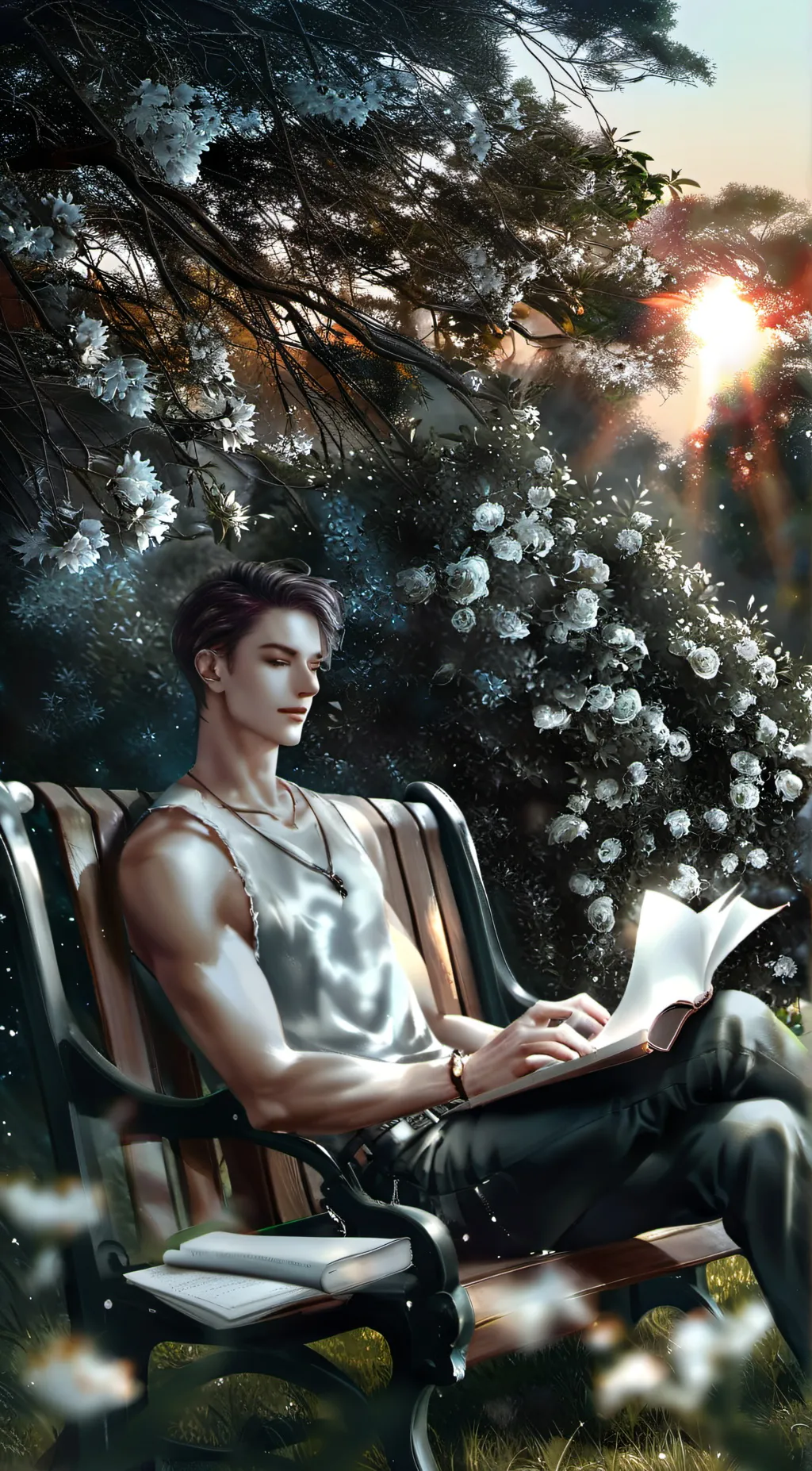 ai character: leo background