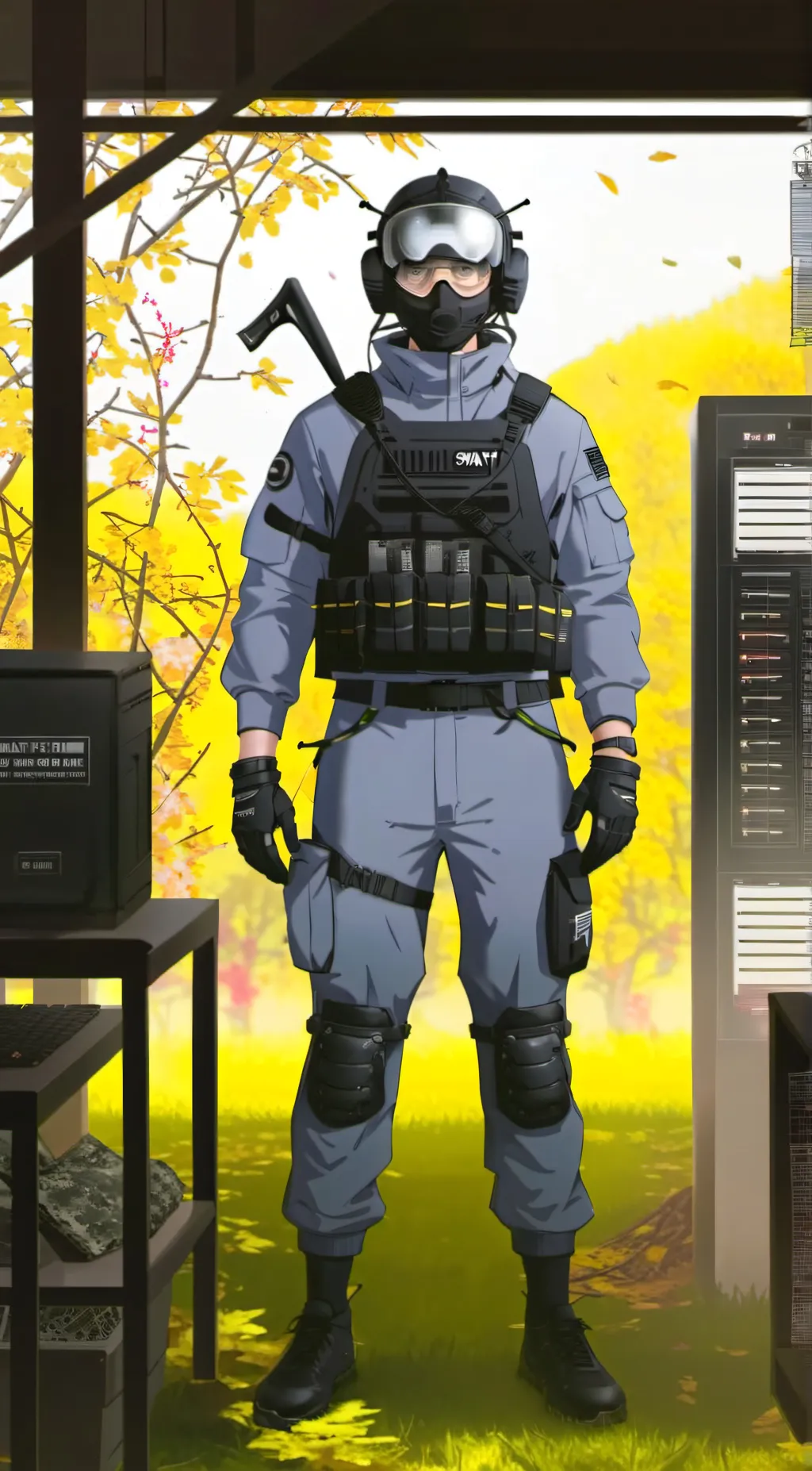 ai character: swat background